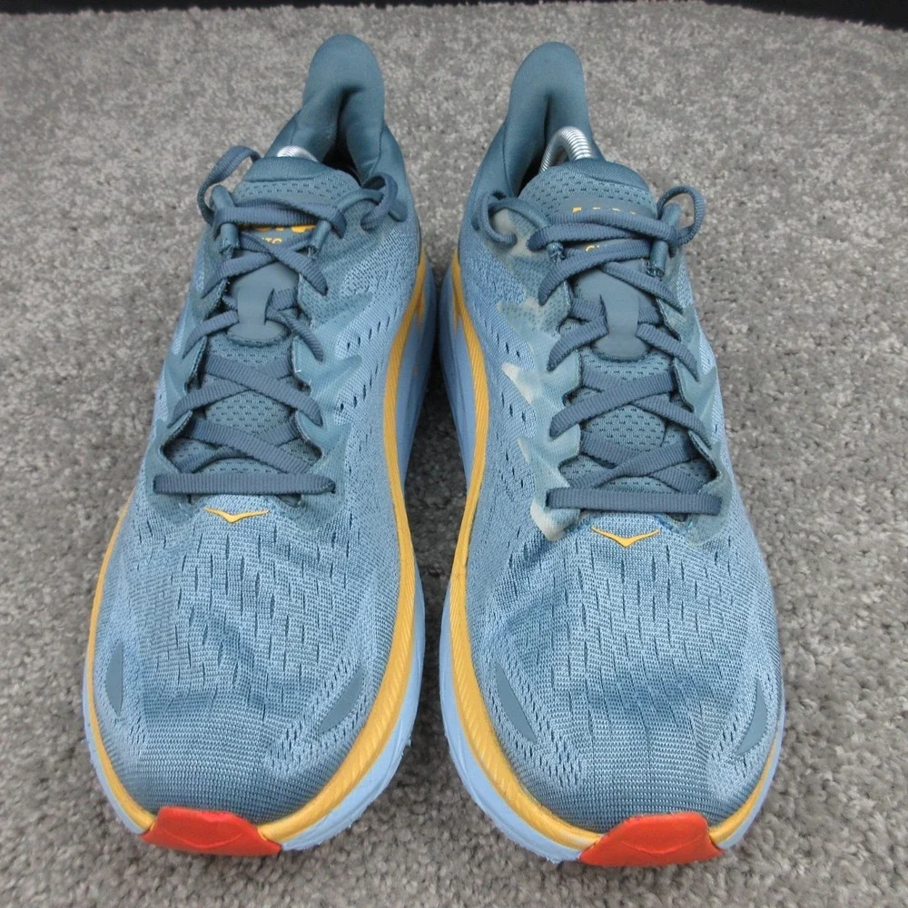 Hoka One One Sneakers Mens Size 12.5 D US Blue Clifton 8 Running Shoes Trainers